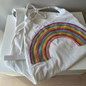 NWT Lolli Swim Rainbow One piece | white | L